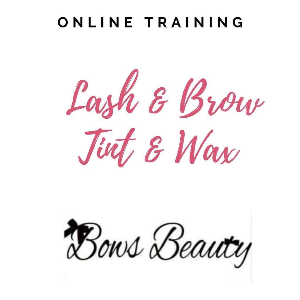 Lash & Brow Tinting &  Wax Training (online) - including full kit - flirties