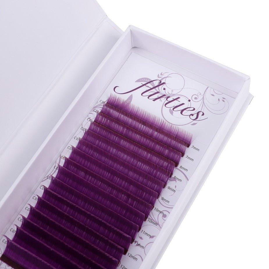 COLOURED Synthetic Mink C-Curl (EASY FAN) - flirties