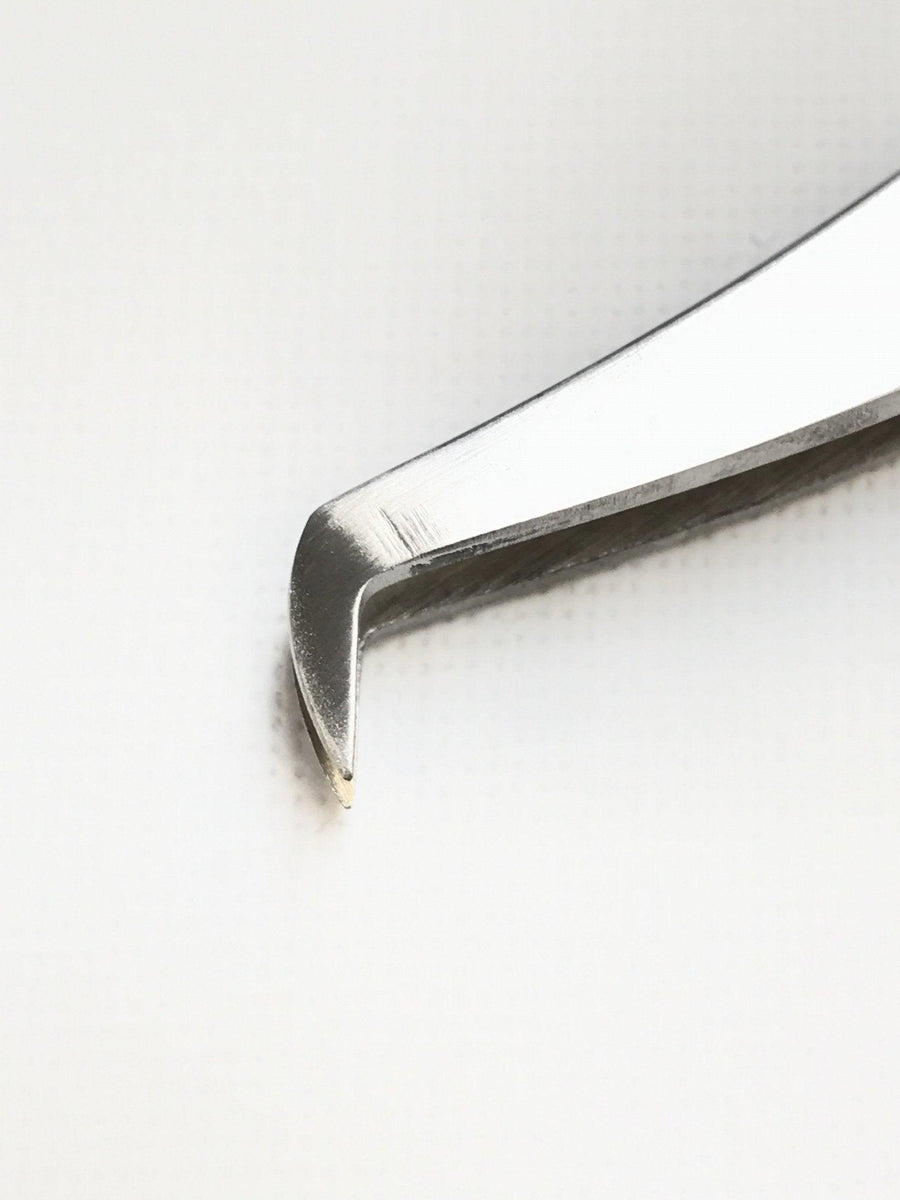 Rounded L-Type Tweezer (silver) – flirties