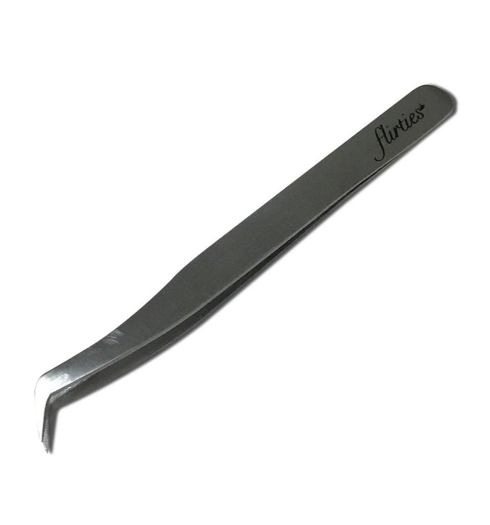 Rounded L-Type Tweezer (silver) - flirties